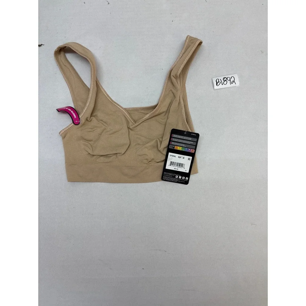 Bali One Smooth U Support Bralette Tan Beige DFBRAL‎ Womens Size Medium NWT